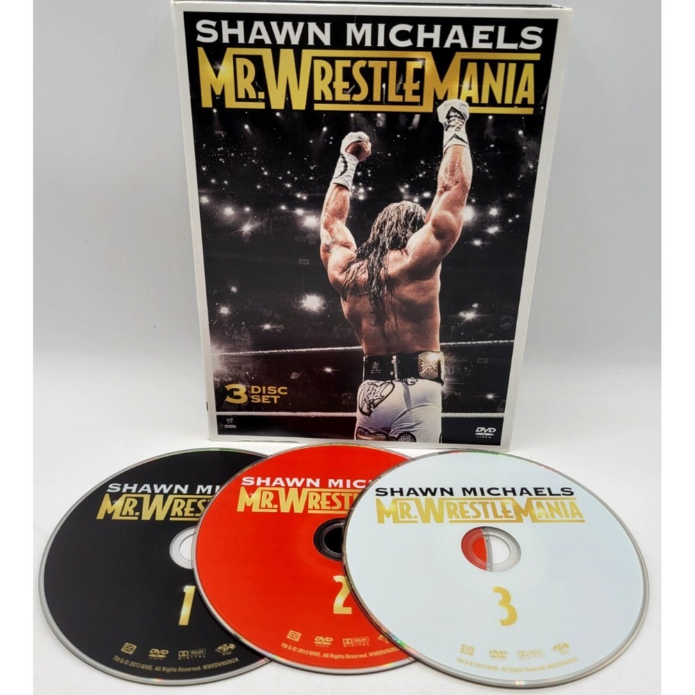 WWE: Shawn Michaels - Mr. Wrestlemania (DVD, 2014, 3-Disc Set)